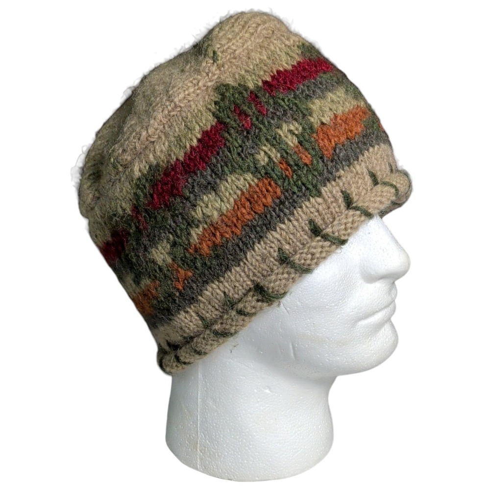 Lost Horizons Hat Beanie Womens Wool Lined Winter Ski One Size